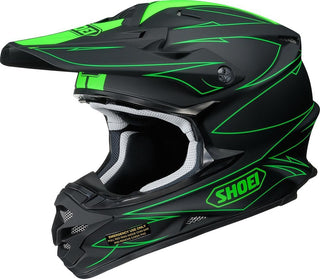 Shoei VFX-W Hectic Cross Helmet Black/Green