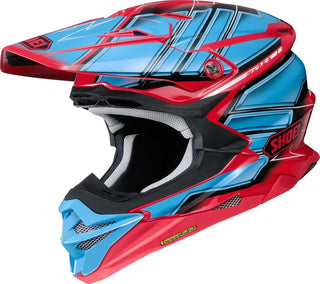 Shoei VFX-WR Glaive Motocross Helmet Blue/Red