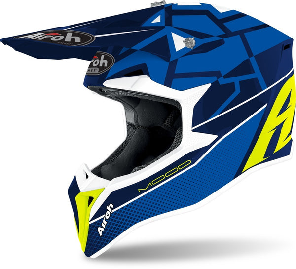 Airoh Wraap Mood Motocross MX Helmet Blue