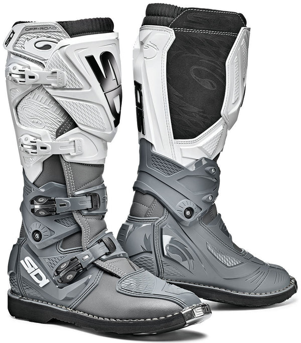 Sidi X-3 Motocross Boots Grey/White