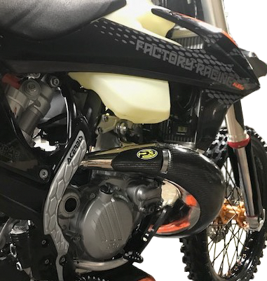P3 碳纤维排气管保护 FMF新 PIPE GUARD CARBON MAX COVERAGE KTM/HUS