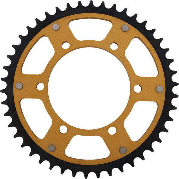 SUPERSPROX 链轮 REAR STEALTH SPROCKET ALU/STL 46T-530 GLD YAM