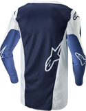 Alpinestars 骑行衣 Racer Hoen Jersey Men's White/Dark Navy/Light Blue