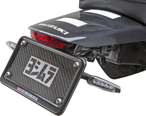 YOSHIMURA 配件 LICENSE PLATE FRAME 黑 SINGLE