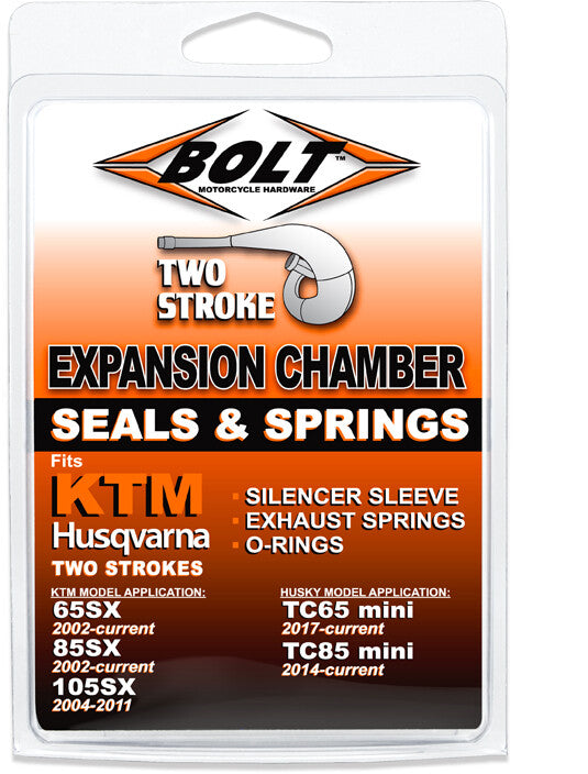 Bolt 排气管o型圈/弹簧 KTM/Husqvarna/Gas Gas 2-Stroke O-Ring Spring AND Coupler Kit