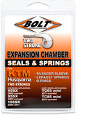 Bolt 排气管o型圈/弹簧 KTM/Husqvarna/Gas Gas 2-Stroke O-Ring Spring AND Coupler Kit