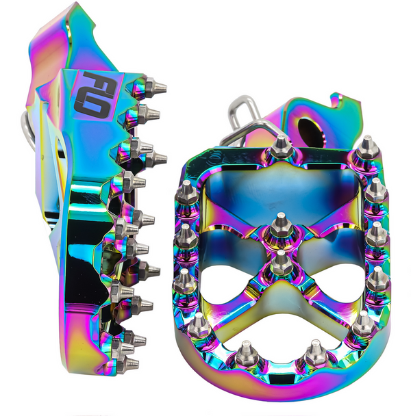 Flo Motorsports 脚踏 Kawasaki Pro Series Foot Pegs JET Fuel