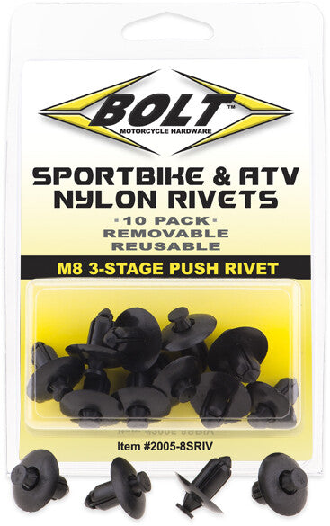 BOLT 五金件 ATV Nylon Rivet Kits