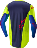 Alpinestars 骑行衣 Racer Hoen Jersey Men's Fluorescent Yellow/Blue/Night Navy