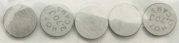 HOT CAMS 发动机 VALVE SHIMS 9.48X2.70MM 5/PK