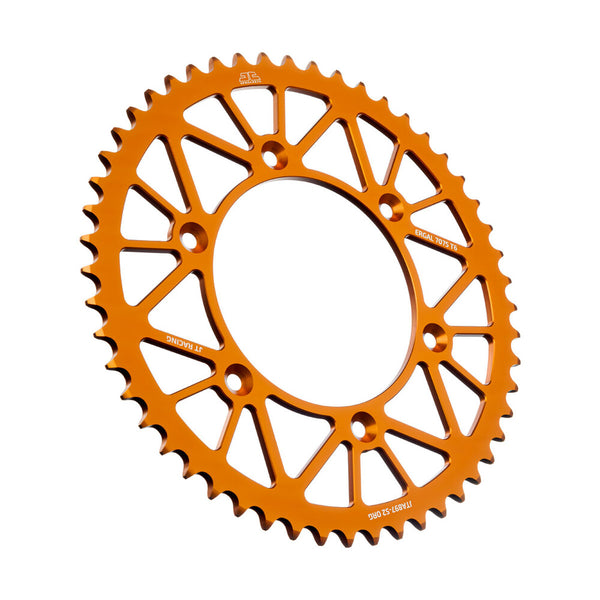 JT 链轮 REAR RACELITE SPROCKET ALUM 52T-520 ORG HUS/HUSQ/KTM