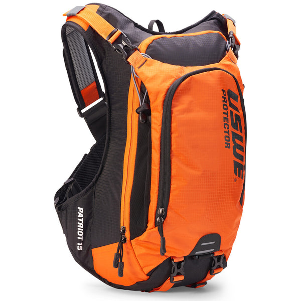 Uswe 背包 Patriot 15 w/ CE SAS-Tech Back Protector Orange/Black Patriot 15 橙/黑