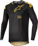 Alpinestars 骑行衣 Supertech Ward Jersey Black/Yellow Men's
