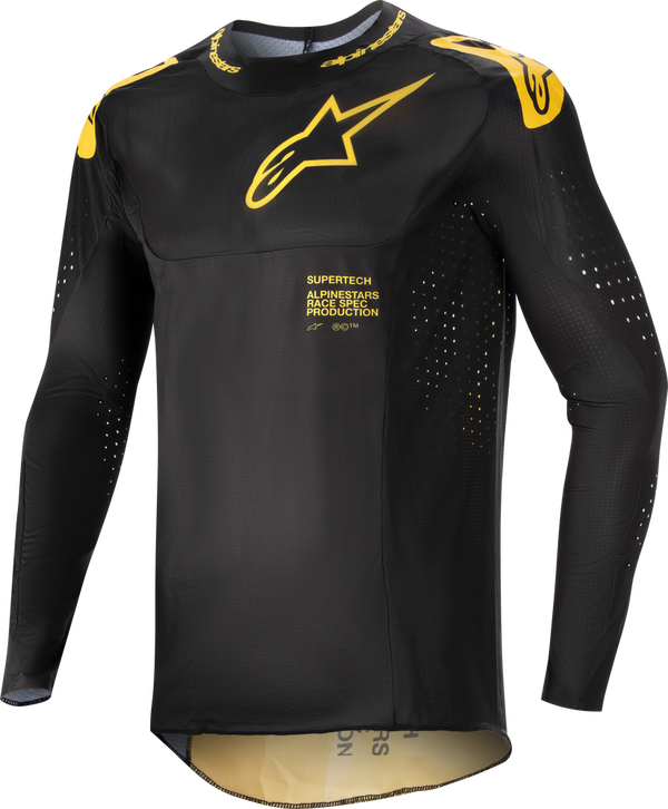 Alpinestars 骑行衣 Supertech Ward Jersey Black/Yellow Men's