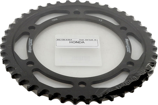 SUPERSPROX 后链轮 钢制 43T-530 黑 HON