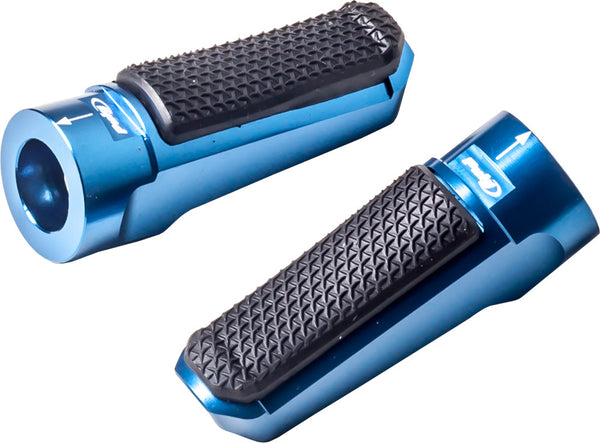 PUIG 脚踏/换挡杆/脚刹 FOOTPEGS RACING RUBBER 蓝