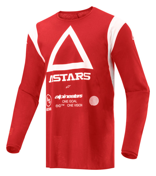 Alpinestars 骑行衣 Techdura Jersey Bright Red