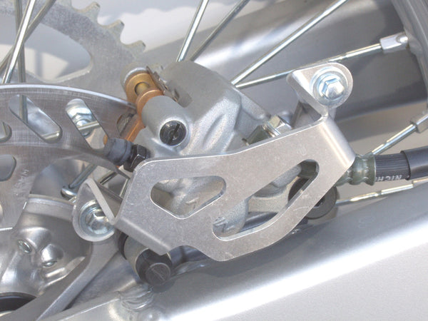 Works Kawasaki Alum Rear Caliper Guard KX/KDX/KLX