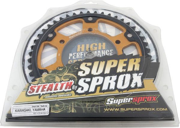 SUPERSPROX 链轮 REAR STEALTH SPROCKET ALU/STL 46T-530 GLD YAM