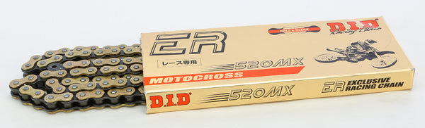 D.I.D 链条 HI-PERFORMANCE 520MX-112 RACING CHAIN GOLD