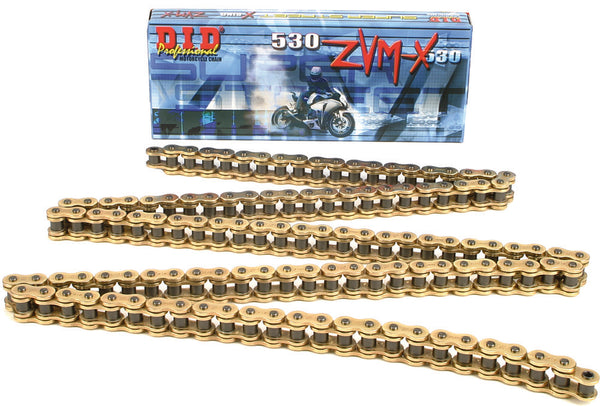 D.I.D 链条 SUPER STREET 530ZVMXG-160L X-RING CHAIN GOLD