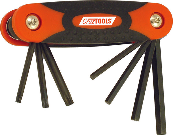 CRUZ TOOLS 工具 Folding Hex/Torx Key Set