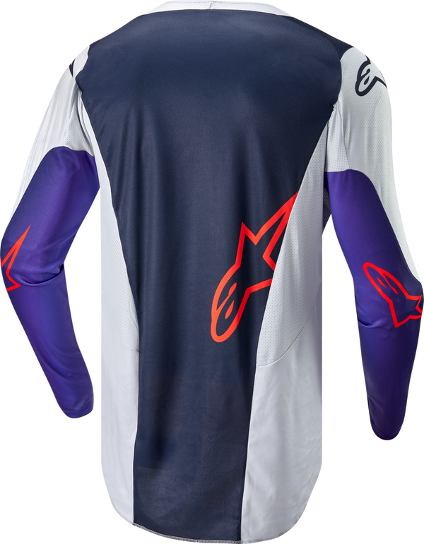 Alpinestars 骑行衣 Racer Hoen Jersey Men's Light Grey/Hot Orange/Black