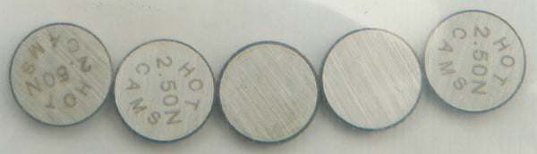 HOT CAMS 发动机 VALVE SHIMS 7.48X2.50MM 5/PK