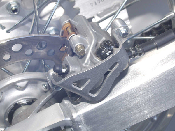 Works Kawasaki/Honda Alum Rear Caliper Guard CR/CRF