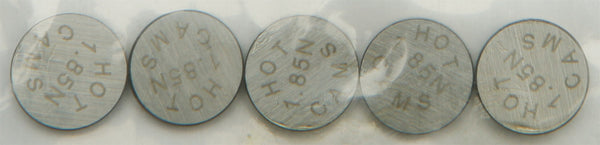 HOT CAMS 发动机 VALVE SHIMS 9.48X1.85MM 5/PK