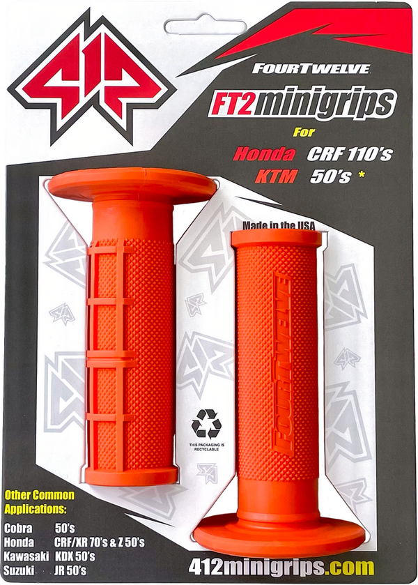 FOUR TWELVE 手把胶 Pee Wee/Pit Bike Mini Grips