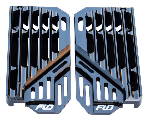 FLO MOTORSPORTS HIGH FLOW 水箱保护 散热器支架 黑