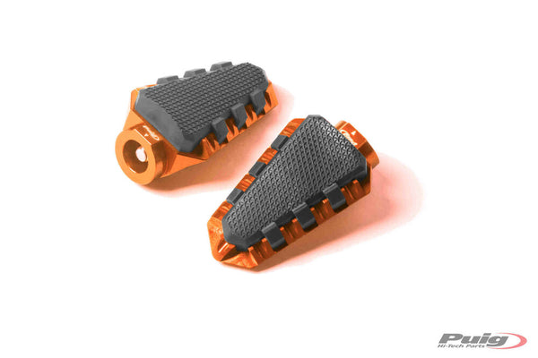 PUIG 脚踏/换挡杆/脚刹 FOOTPEGS OFF-ROAD 橙