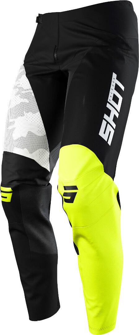Shot Contact Camo Motocross Pants Blue/Orange