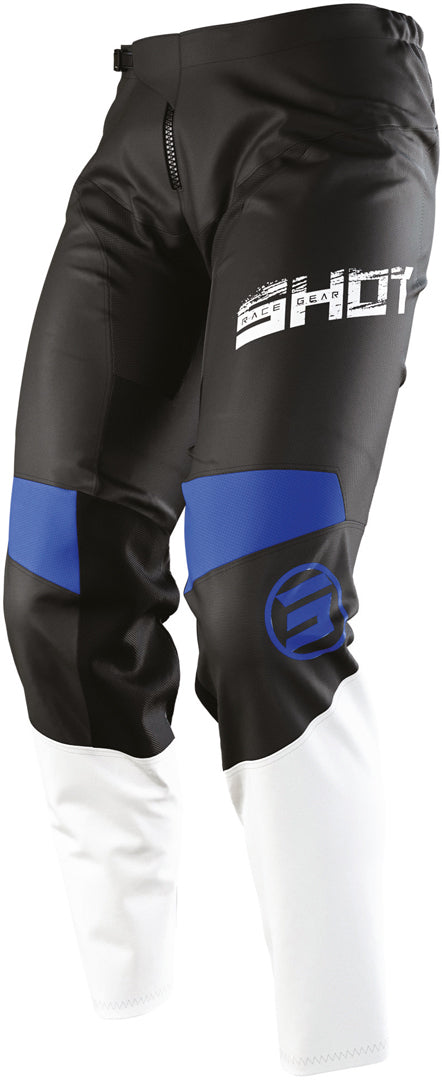 Shot Devo Slam Kids Motocross Pants Black/Blue