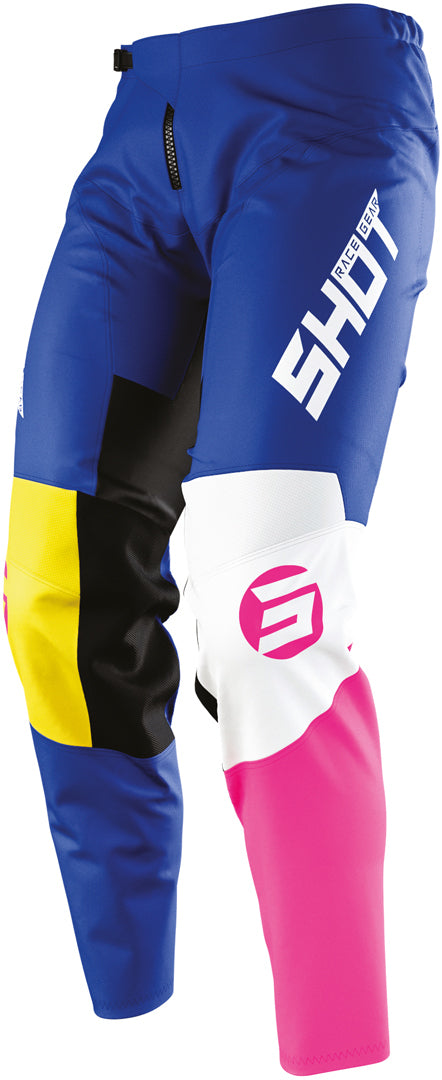Shot Devo Storm Motocross Pants Blue/Yellow